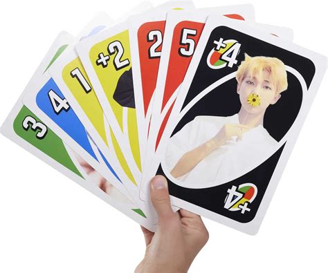 giant uno giant game|Mattel Games Giant UNO BTS Card Game with 108 Cards Based on BT.